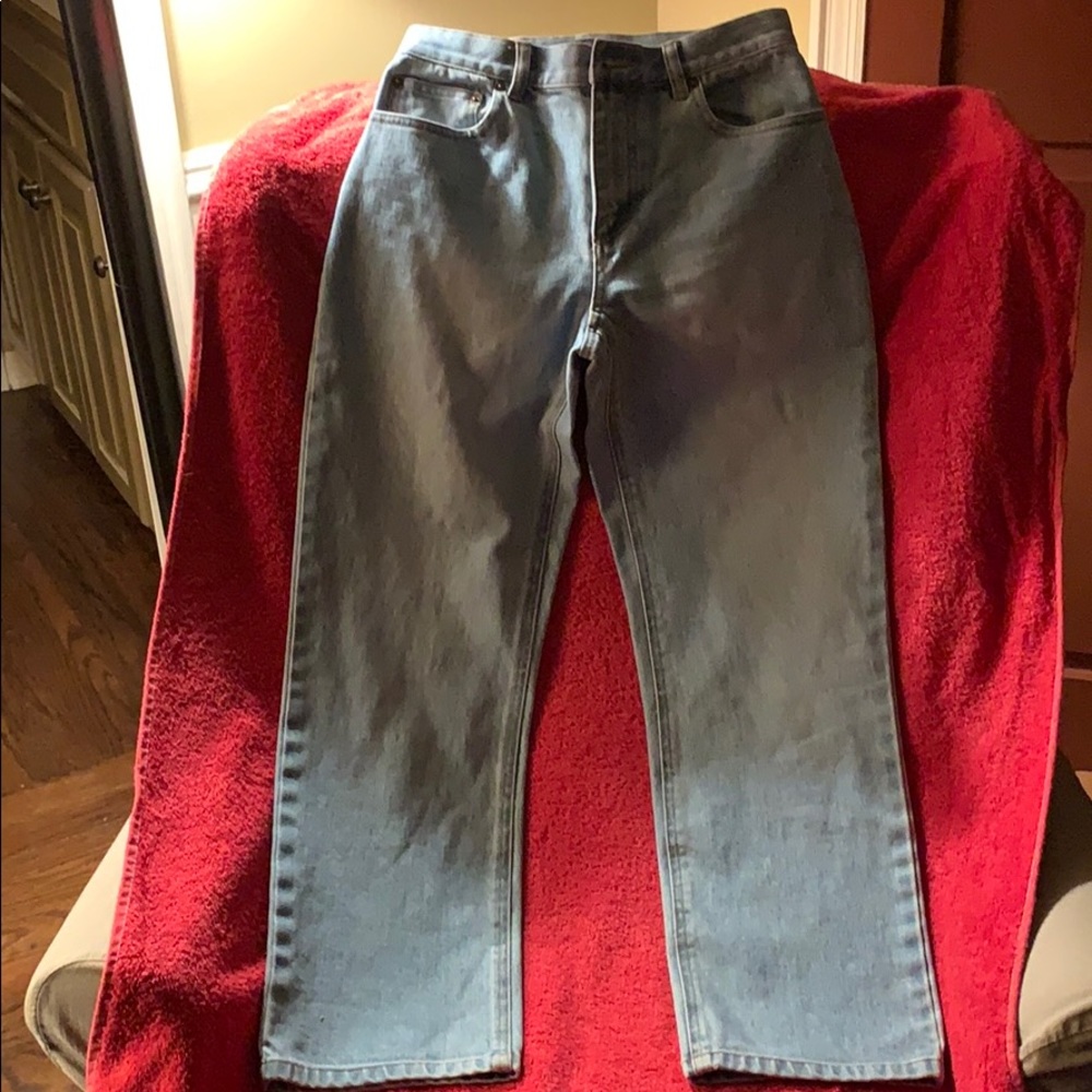 Ann Taylor Stretch Capris Light Blue Denim Size 2